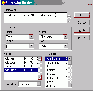 Использование в запросе выражений и функций полей