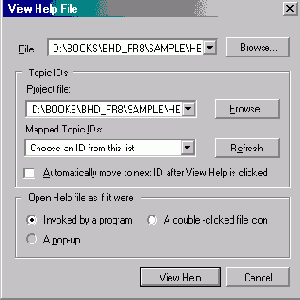 Компиляция справочной системы