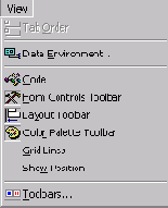 Окно конструктора форм