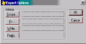 Передача данных из Visual FoxPro в другие приложения
