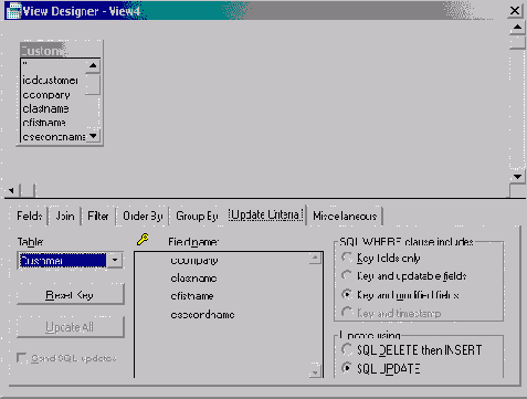 Редактирование данных