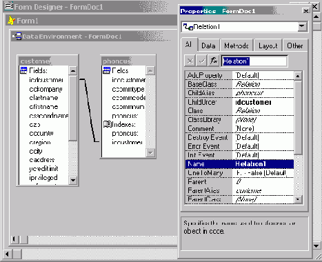 Среда окружения формы