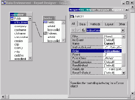 Установка среды окружения отчета