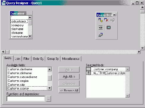 Вычисляемые поля запроса