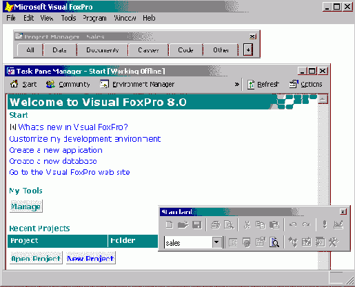 ���������� �� ����������� ������� ������������ Visual FoxPro