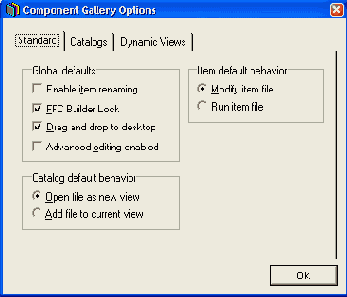 ������� Standard ����������� ����Component Gallery Options