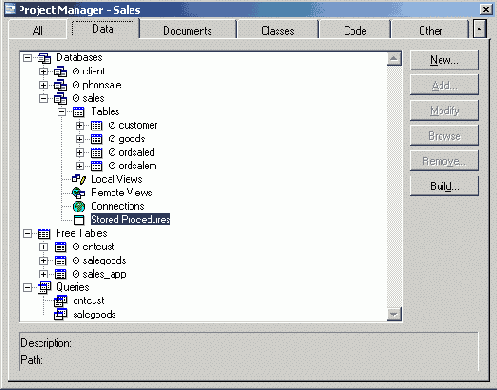 ��� �������� �������� ��������� ������������� ������ Stored Procedures ���� �������