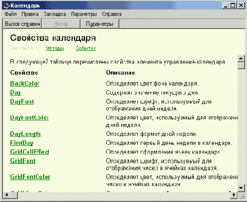 ������ ���� �������, ������� � ������� ActiveX-����������