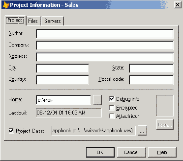 ���������� ���� Project Information