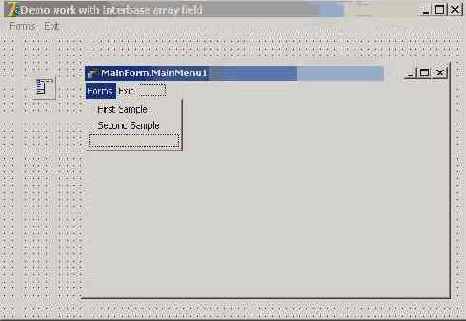 ��������� array-�����. ������ ������������� TpFIBUpdateObject � TDataSetContainer