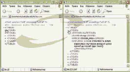 Создание XML-документа
