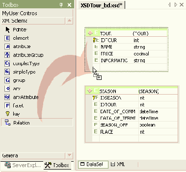 Создание типизированного объекта DataSet