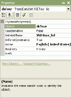 Создание типизированного объекта DataSet