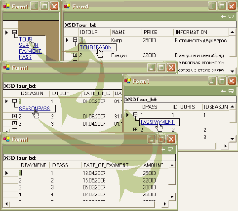 Создание типизированного объекта DataSet