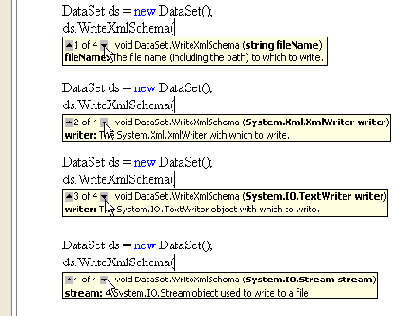 Запись содержимого и структуры типизированного объекта DataSet