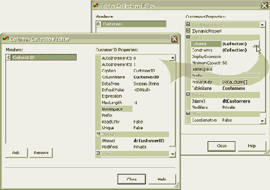 Свойство MissingSchemaAction