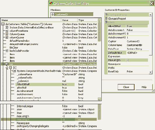 Свойство MissingSchemaAction