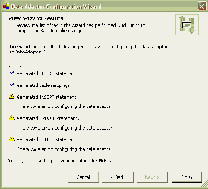 Использование визуальной среды для работы с ADO .NET