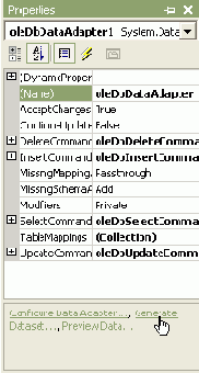 Использование визуальной среды для работы с ADO .NET