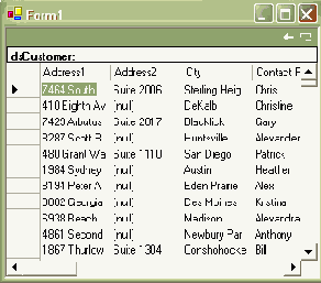 Использование визуальной среды для работы с ADO .NET