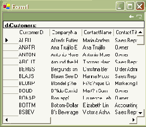 Использование визуальной среды для работы с ADO .NET