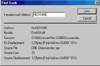 ������������� ������� CrashFinder