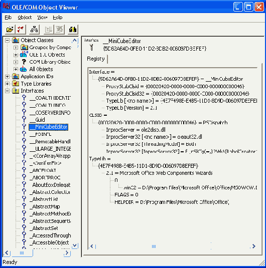 ������� Oleview exe ����������