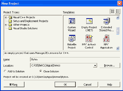 �.6. �������� ����������� ������� Managed C++