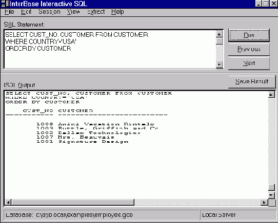 Утилиты для Local InterBase