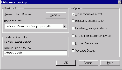 Утилиты для Local InterBase