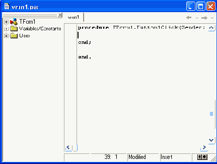 Событие и процедура обработки события
