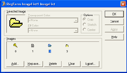 �������� ������ ����������� TImageList