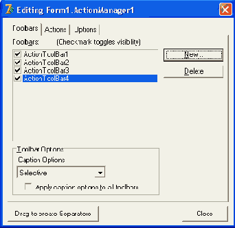 ������ �������� ��������� ������� ���������� TActionManager