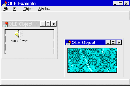 ������ OLE ����������