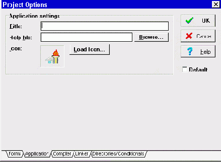 ����� ���� Options | Project