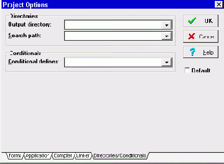 ����� ���� Options | Project