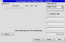 ������� Database Desktop