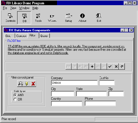 �������� RX DBAware