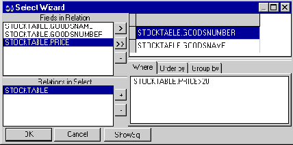 �������� ��� ��������� SQL-��������