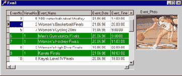 ��� �������� ���� ������ � TDBGrid