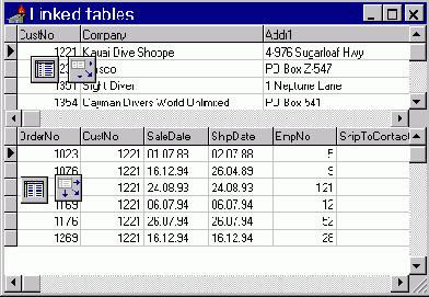 �������� ��������� �������� (Linked cursors)