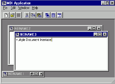 ���������� MDI � ���������� SDI.