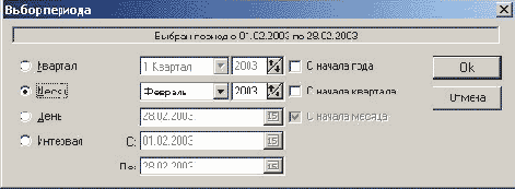 Модуль для получения интервала дат