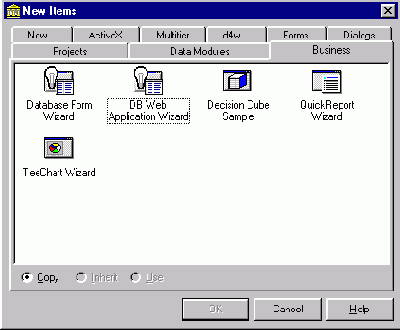 Автоматизация создания приложений для публикации данных в Internet