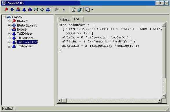 ������� Attributes � �������� ����������