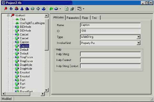 ������� Attributes � �������� ������� � ������� ����������