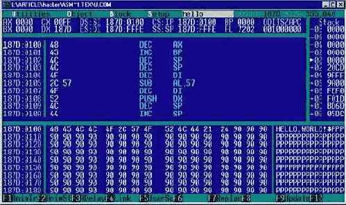 дизассемблерный листинг