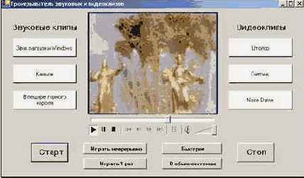 Звук и видео Проект «Плеер»