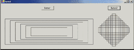 Использование Точки и Прямоугольника в графических методах