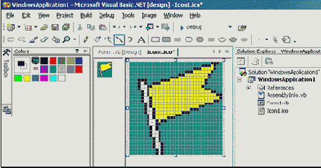 Встроенный графический редактор VB